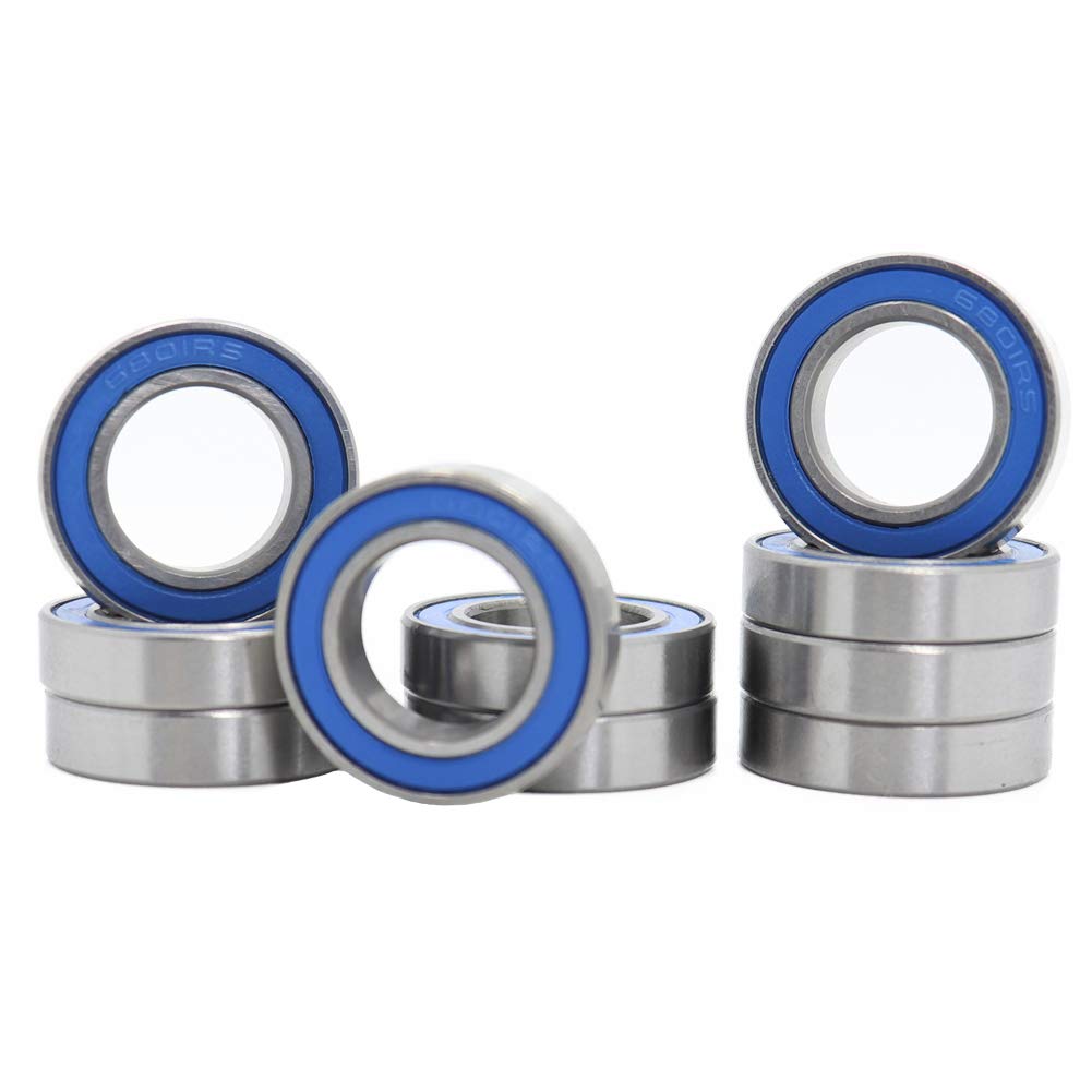  Rolamento deep groove ball bearing 6801 2rs zz 12*21*5mm 