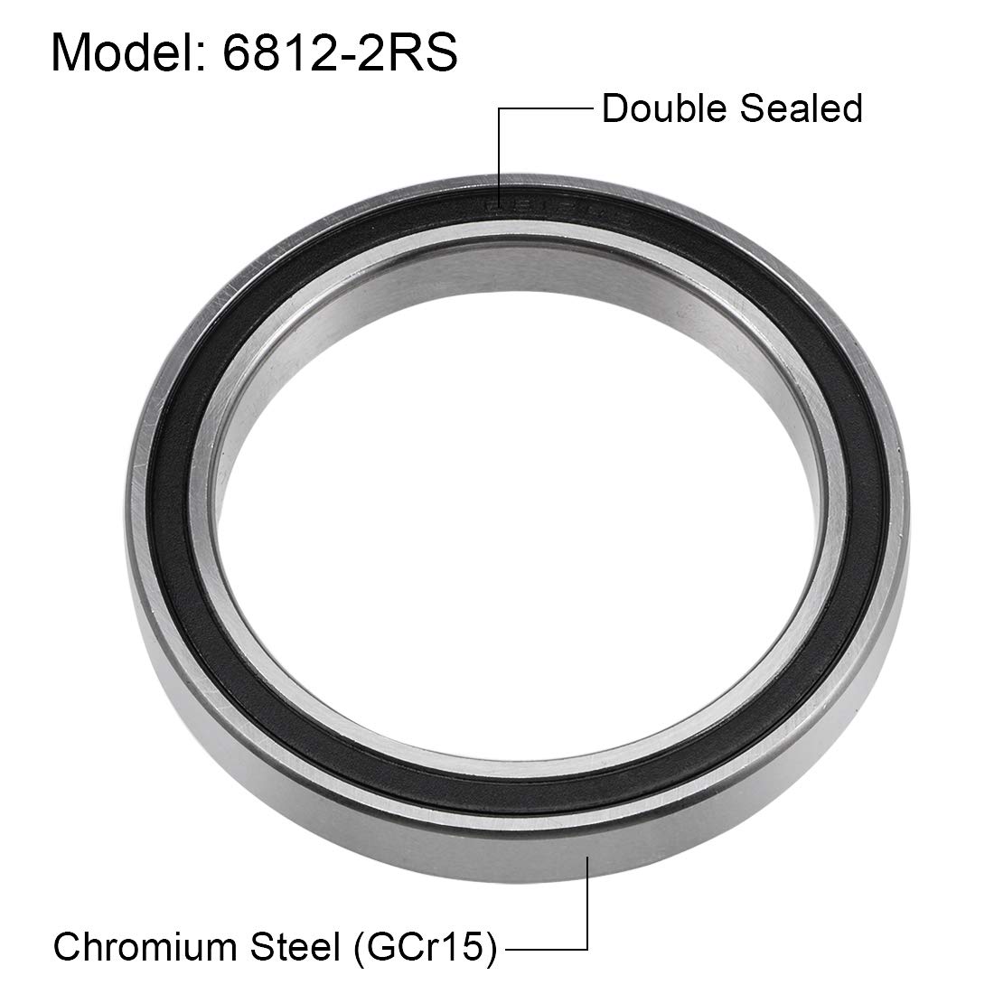 6812ZZ Deep Groove Ball Bearings Z2 60mm x 78mm x 10mm 6812 2rs 